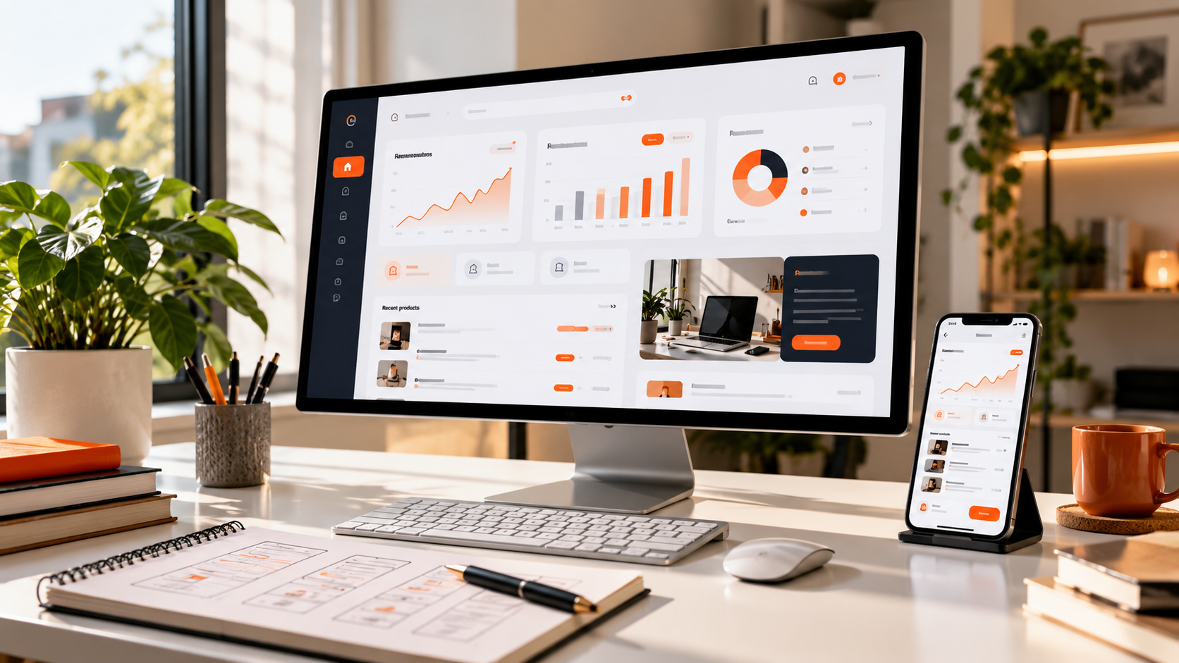 Digital products and dashboard interface
